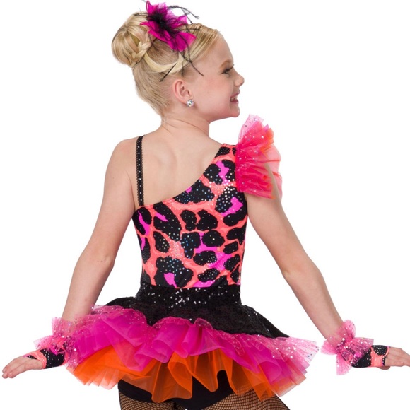 A Wish Come True Small Child Jazz Dance Costume. - Picture 2 of 5